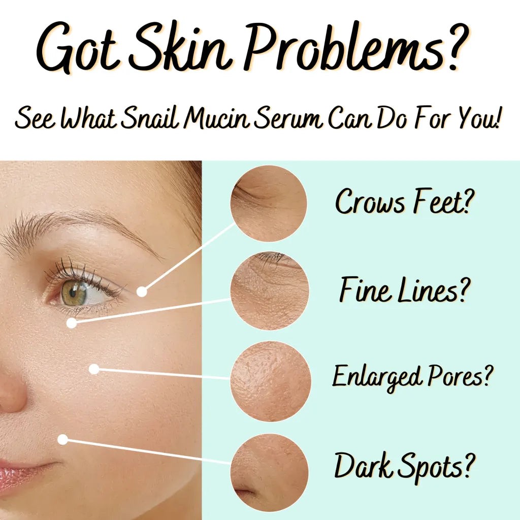 Velmora Care | Snail Mucin Serum with Vitamin C & E