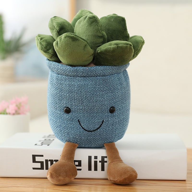 Velmora Care | Smiling Tulip Plush Plant Decor