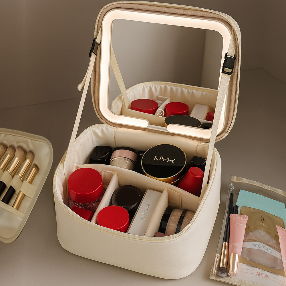 Velmora Care | LED Illuminated Travel Cosmetic Bag