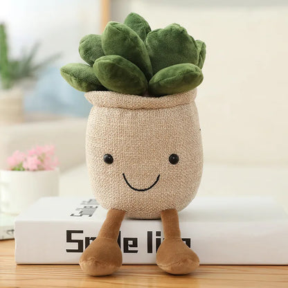 Velmora Care | Smiling Tulip Plush Plant Decor
