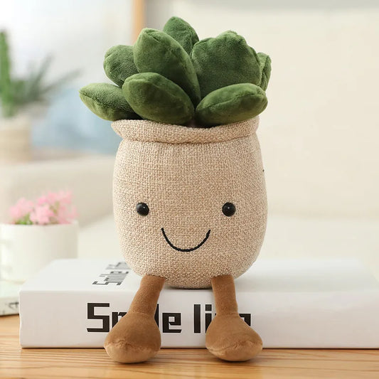 Velmora Care | Smiling Tulip Plush Plant Decor