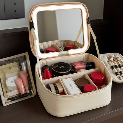 Velmora Care | LED Illuminated Travel Cosmetic Bag